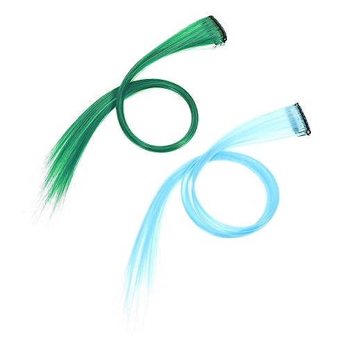 DRESSOOS 10er-pack Clip-in-haarverlängerungen Für Damen Echthaar Und Dunkelgrün Haar-accessoires Für Mädchen Leicht Natürlich Und Bequem Für Den Täglichen Gebrauch von DRESSOOS