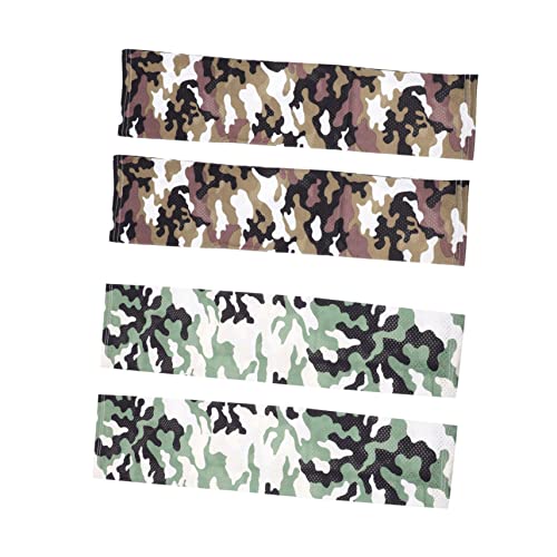 DRESSOOS 2paare Uv-schutz Armstulpen Für Männer Atmungsaktive Und Verschleißfeste Arm Sleeves Aus Eis-seide Für Outdoor-aktivitäten Im Sommer Inklusive Varianten Camouflage-design von DRESSOOS