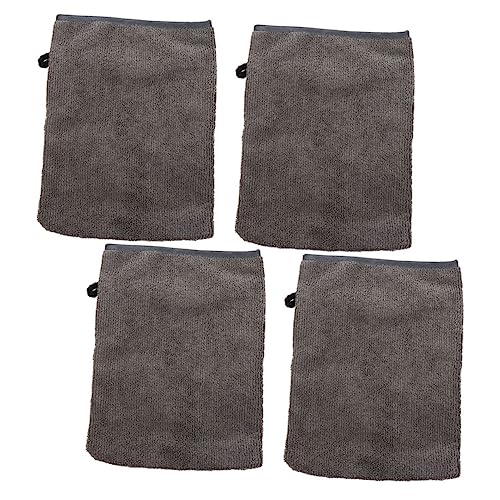 DRESSOOS Haushalts-make-up-handschuhe 4-teiliges Gesichts-zubehör-set Weiche Make-up-entferner-handtücher Für Sanfte Hautpflege von DRESSOOS