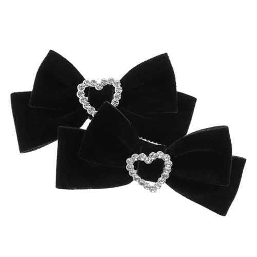 DRESSOOS Schleife Für Mädchen Aus Velours Und Metall Haarschmuck Mit Krokodilklemme Für Teenager-mädchen Passend Für Alltag Hochzeit Geburtstag von DRESSOOS