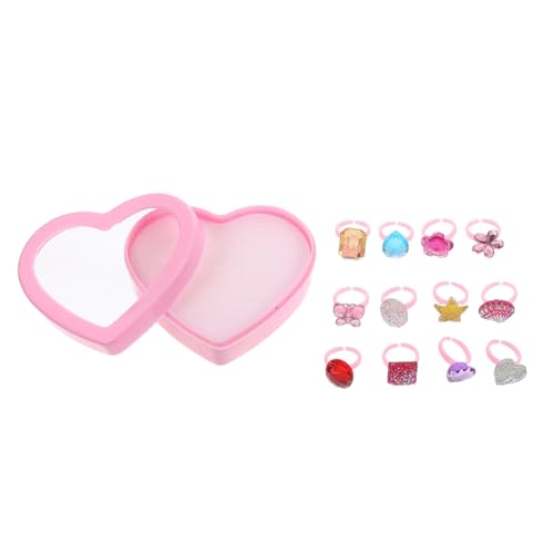 DRESSOOS 1 Satz Kinderring Rollenspielspielzeug für Kinder Kleinkindspielzeug für Mädchen Ringe Kinderspielzeug Mädchen exquisiter Schmuck Ringspielzeug aus Kunststoff Harz von DRESSOOS