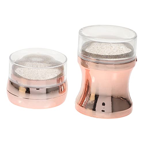 DRESSOOS Nagelmaniküre-Stempel 1 Set Dichtungs-Silikon-Nagel-Stempelplatten Nagelkunst-Vorlagen für Nageltechniker zufälliger Stil von DRESSOOS