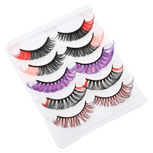 DRESSOOS 1 Schachtel Farbige Wimpern Zart Polieren Falsch Gefälscht Lockenwickler Schwarzes Make-up Toilettenartikel Drücken Wimperntusche Dichte Wimpern Nachahmung Von DRESSOOS 1 Schachtel Farbige Wimpern Zart Polieren Falsch Gefälscht Lockenwickler Schwarzes Make-up Toilettenartikel Drücken Wimperntusche Dichte Wimpern Nachahmung Von von DRESSOOS