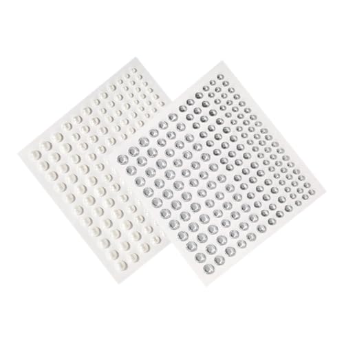 DRESSOOS 2 Stücke Strass Aufkleber Für Gesicht Make-up Selbstklebende Auge Dekorative Aufkleber Set von DRESSOOS
