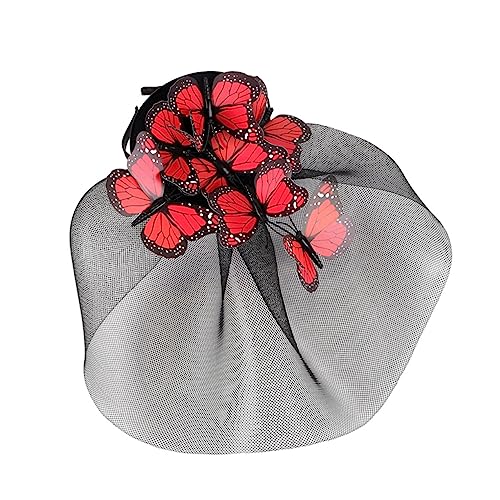 DRESSOOS 1stück Haarband Schmetterlingen Schwarzem Und Netzgewebe Geeignet Für Kostümpartys Halloween Und Besondere Anlässe von DRESSOOS