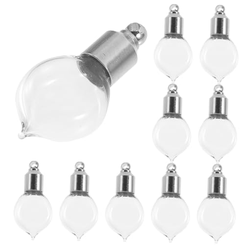 DRESSOOS 10 Stk. Mini Glasflaschen mit Deckel Leere Parfümflaschen für Ätherische Öle Schmuckanhänger für DIY Projekte Glasflaschen für Verschiedene Anwendungen DRESSOOS 10 Stk. Mini Glasflaschen mit Deckel Leere Parfümflaschen für Ätherische Öle Schmuckanhänger für DIY Projekte Glasflaschen für Verschiedene Anwendungen von DRESSOOS