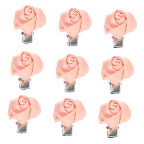 DRESSOOS Unsichtbare Rosenblumen-haarnadel 10 Stück Haarspangen Modisches Haar-accessoire Für Mädchen Geburtstagsgeschenk von DRESSOOS