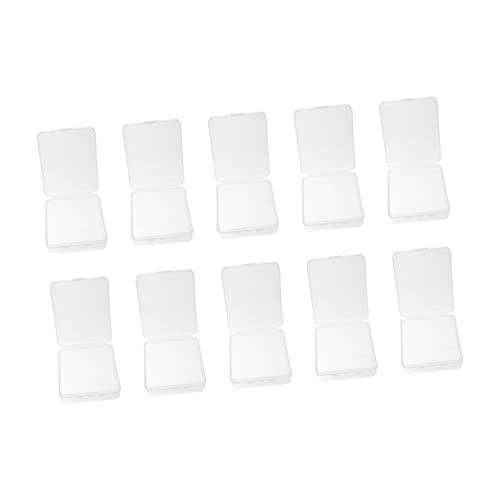 DRESSOOS 10 Stück Make-up-schwammhalter Aus Kunststoff Ohrring-organizer Staubdichter Deckel Kompakte Aufbewahrung Für Frauen Und Mädchen von DRESSOOS