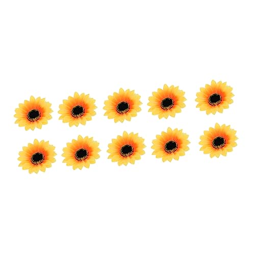 DRESSOOS 10stücke Sonnenblumen Haarnadel Aus Legierung Und Sonnenblume Haarspange Für Mädchen Haar Accessoires Für Party Geburtstag Und Alltag von DRESSOOS