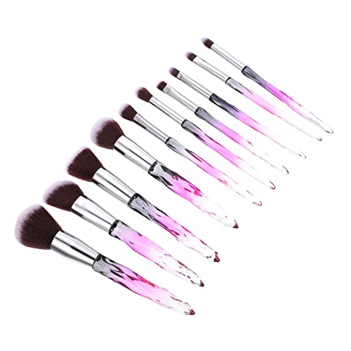 DRESSOOS Weiche Faser-make-up-tools 10-in-1-pinselset Mit Kristallgriff Für Die Routine Von Frauen von DRESSOOS