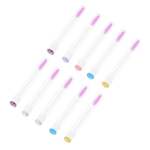 DRESSOOS 10-teiliges Set Mit Kristall-wimpernbürsten Für Frauen Mascara-stäbe Für Make-up-tools Zufällige Farbe von DRESSOOS