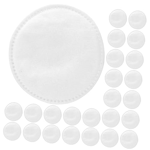 DRESSOOS 100 Stück Runde Make up Pads Wiederverwendbare Gesichtspads Für Täglichen Gebrauch Baumwolle Umweltfreundliche Abschminkpads Für Make up Entferner Und Gesichtsreinigung von DRESSOOS