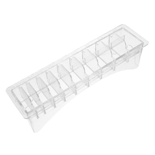 DRESSOOS 10gitter Haartrimmer Kamm Aufbewahrungsbox Mit Fächern Organizer Für Haarschneider Kammhalter Für Friseurausstattung Sicherer Und Praktischer Aufbewahrungsort Für Haarschneideaufst von DRESSOOS