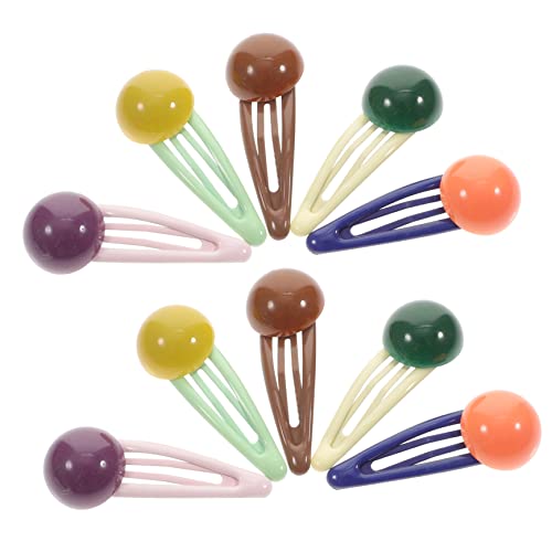 DRESSOOS 10stücke Teiliges Junge Mädchen Haarklammern Niedliche Haarspangen Im Cartoon-stil Für Mädchen Für Alltag Und Besondere Anlässe Rundpunkt-design von DRESSOOS