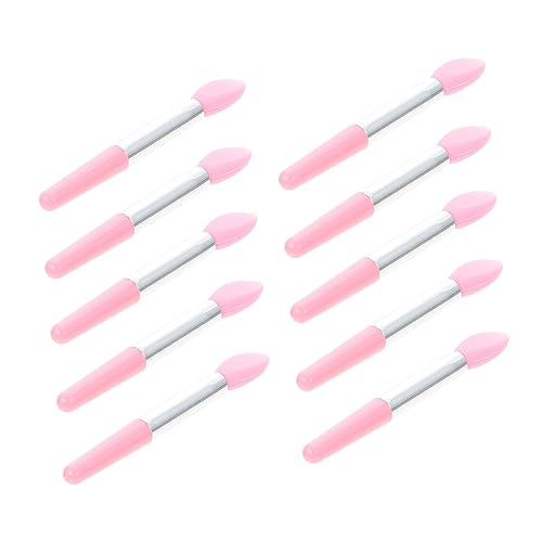 DRESSOOS 10stücke Silikon Lippenstift Applikator Für Lidschattenpinsel Make-up-tool Mit Pailletten Für Frauen Täglicher Gebrauch Komfortabler Griff Zum Nachfüllen von DRESSOOS