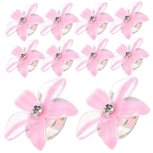 DRESSOOS 10stücke Haarspangen Für Mädchen Blumenform Haarklammern Für Hochsteckfrisuren Ponytails Und Zöpfe Süße Haaraccessoires Für Kleinkinder von DRESSOOS
