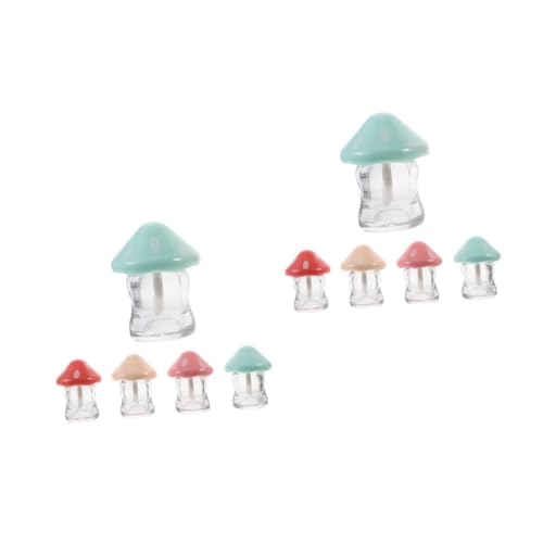 DRESSOOS 10stücke Mushroom Lip Gloss Tuben Leere Lip Balm Behälter Für Kosmetik Nachfüllbar Und Tragbar Für Und Anfänger Mischfarben DRESSOOS 10stücke Mushroom Lip Gloss Tuben Leere Lip Balm Behälter Für Kosmetik Nachfüllbar Und Tragbar Für Und Anfänger Mischfarben von DRESSOOS