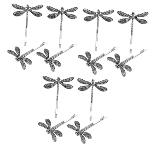 DRESSOOS 3 Sets Metall Libelle Haarspange Für Frauen Retro Design Haarschmuck Mädchen 4 Stück * 3 von DRESSOOS