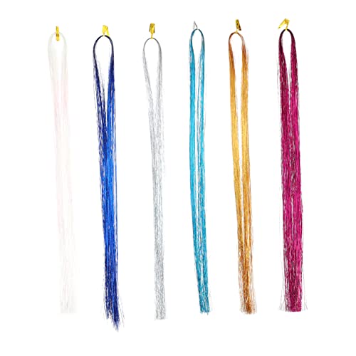 DRESSOOS 12 Stück Flechthaar Bunte Haar-lametta-stränge Für Zöpfe Für Partys Tägliches Styling DRESSOOS 12 Stück Flechthaar Bunte Haar-lametta-stränge Für Zöpfe Für Partys Tägliches Styling von DRESSOOS