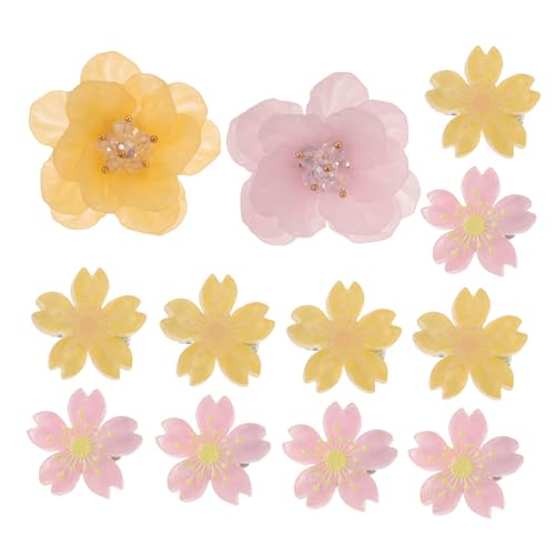 DRESSOOS 12stücke Blume Haarclips Haarnadeln Junge Mädchen Haarschmuck Haarklammern Für Mädchen Geburtstag Party Zubehör von DRESSOOS