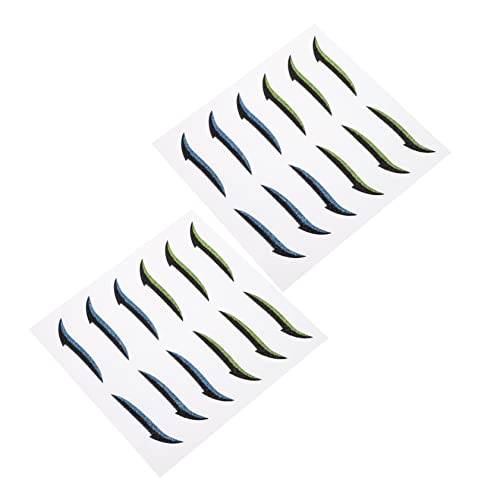 DRESSOOS 12paare Eyeliner Aufkleber Unsichtbare Eye Line Streifen Augen Make-up Werkzeuge Wasserfest Schweißfest Leicht Tragbar Für Frauen von DRESSOOS
