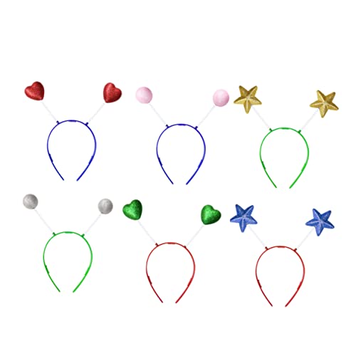 DRESSOOS Haarreifen-set Für Den Frühling 12-teilig Glitzernd Stirnbänder Für Babys Und Mädchen Herz-/stern-design Für Party Karneval Zufällige Farbe DRESSOOS Haarreifen-set Für Den Frühling 12-teilig Glitzernd Stirnbänder Für Babys Und Mädchen Herz-/stern-design Für Party Karneval Zufällige Farbe von DRESSOOS