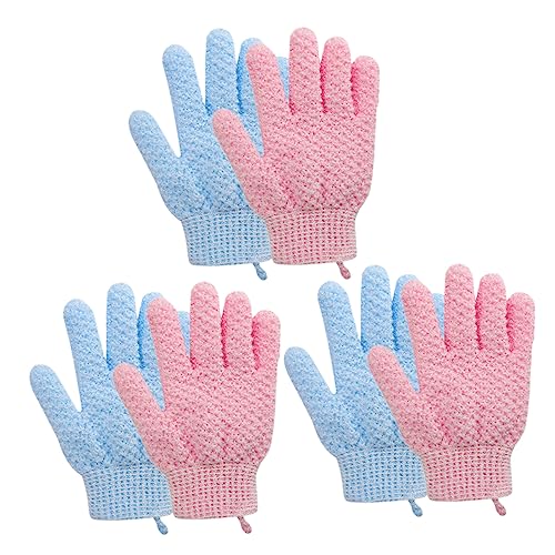 DRESSOOS 12stücke Exfolierende Duschhandschuhe Hautpflege-handschuhe Für Sanftes Peeling Und Geeignet Für Damen Und Für Entspannende von DRESSOOS
