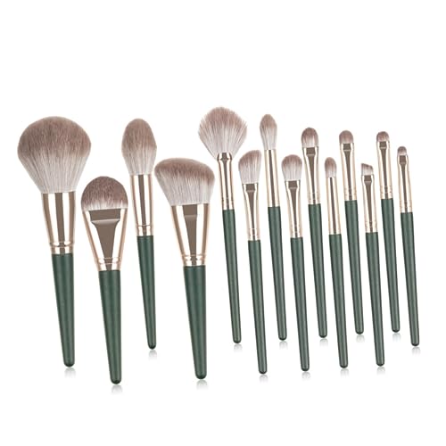 DRESSOOS 14stücke Teiliges Kosmetikpinsel-set Mit Aufbewahrungstasche Puderpinsel Professionellem Make-up-pinsel Für Damen Hochwertigem Pinsel Für Make-up DRESSOOS 14stücke Teiliges Kosmetikpinsel-set Mit Aufbewahrungstasche Puderpinsel Professionellem Make-up-pinsel Für Damen Hochwertigem Pinsel Für Make-up von DRESSOOS