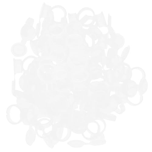 DRESSOOS 150 Stück Wimpernkleberbecher Kunststoff-wimpernkleber-organizer-becher Leicht Tragbar Für Profis Und Enthusiasten von DRESSOOS