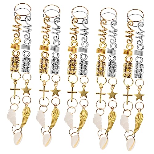 DRESSOOS Verstellbare Flechten-haar-accessoires Metall-clip-manschetten Für Haarschmuck von DRESSOOS