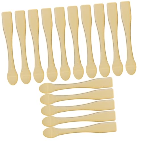 DRESSOOS 15St Maskenlöffel Bausätze kleine Löffel Schminklöffel Spachtel Teelöffel Servierlöffel sahnelöffel creme spachtel kosmetischer Schönheitsspatel Gesichtscreme Löffel Abs Golden DRESSOOS 15St Maskenlöffel Bausätze kleine Löffel Schminklöffel Spachtel Teelöffel Servierlöffel sahnelöffel creme spachtel kosmetischer Schönheitsspatel Gesichtscreme Löffel Abs Golden von DRESSOOS