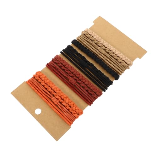 DRESSOOS Vintage-haar-accessoires – 16er-pack Haargummis – Stilvolle Elastische Haarbänder Für Frauen Und Mädchen – Pferdeschwanz-haargummis von DRESSOOS