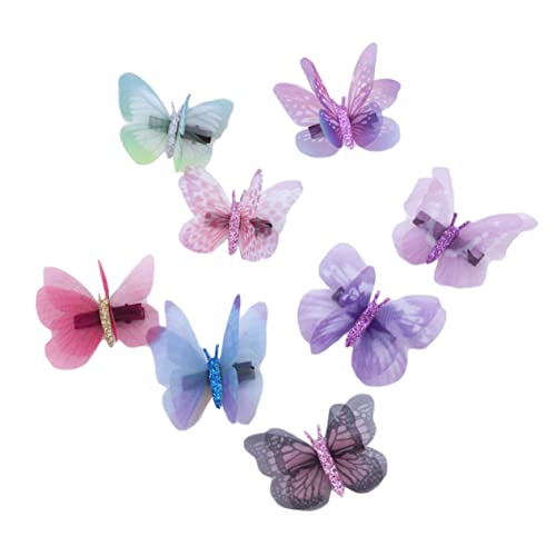 DRESSOOS Modische Haarspangen Für Mädchen 16 Stück Zartes Garn-design Haarspangen Bobby Pin Für Kinder Zufällige Farbe von DRESSOOS