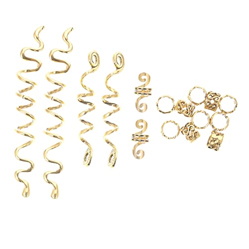 DRESSOOS 16stücke Zinklegierung Geflochtene Haar Ring Dreadlocks Haarschmuck Zubehör Für Damen Haar-ringe Für Frauen Haarmanschetten Für Dreadlock-frisuren DRESSOOS 16stücke Zinklegierung Geflochtene Haar Ring Dreadlocks Haarschmuck Zubehör Für Damen Haar-ringe Für Frauen Haarmanschetten Für Dreadlock-frisuren von DRESSOOS