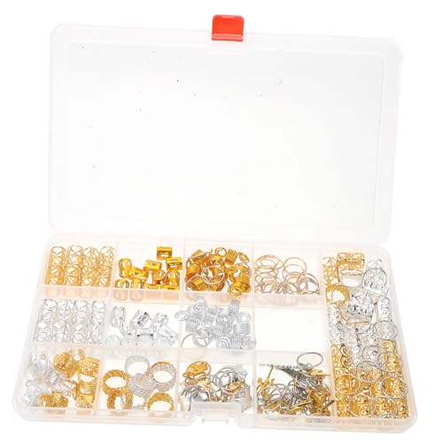 DRESSOOS 185 Stück Haar-zopfmanschetten Haarschmuck Charms Flechtzubehör Haarschmuck Für Frauen von DRESSOOS