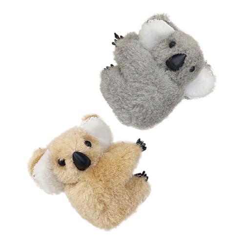 DRESSOOS Haarspangen für Mädchen Plüsch Haarspangen Cartoon Haarclips Süße Haaraccessoires Tierhaarspangen von DRESSOOS