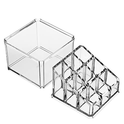 DRESSOOS 1stück Transparente Aufbewahrungsbox Für Kosmetik Multifunktionaler Lippenstift-organizer Fächer Für Lippenstifte Und Kosmetik Stabil Und Langlebig Für Schreibtisch Und von DRESSOOS