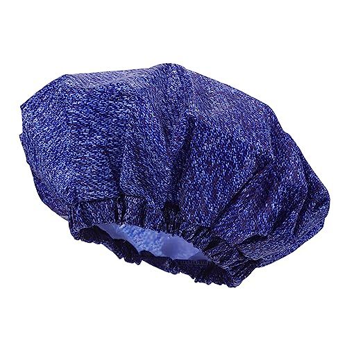 DRESSOOS 1stück Männer Duschhaube Doppelschichtig Oxford Badekappe Für Lange Haare Wiederverwendbar Für Herren Mit Lockigem Und Dickem Haar von DRESSOOS