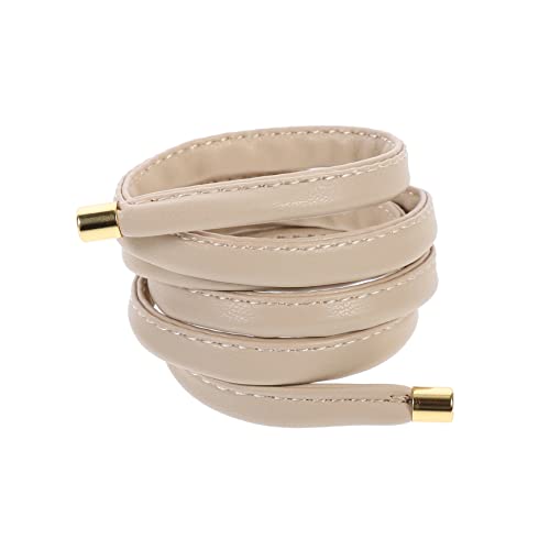 DRESSOOS Haargummis Aus Pu Leder Mit Haarbänder Und Haarseil Für Pferdeschwanzhalter Flexibel Und Einstellbar Als Haarschmuck Für Mädchen Und Frauen von DRESSOOS