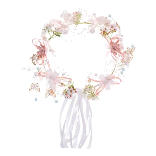 DRESSOOS Stirnband Für Braut Und Brautjungfer Haarband Party-haarbänder Für Hochzeit Karneval Festival Foto-requisite von DRESSOOS