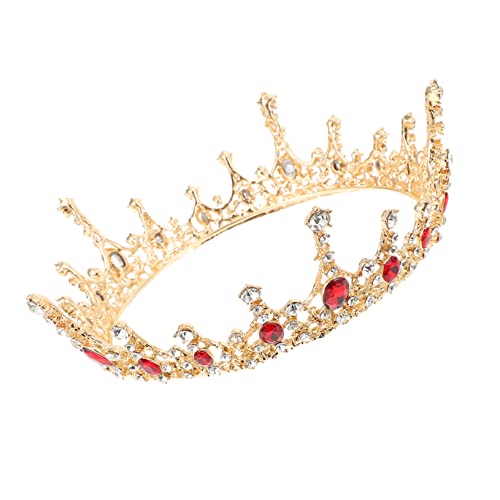 DRESSOOS Brautkrone Für Die Hochzeit – Kopfschmuck Aus Legierungskristall Prinzessinnenkrone Braut-stirnband-set von DRESSOOS