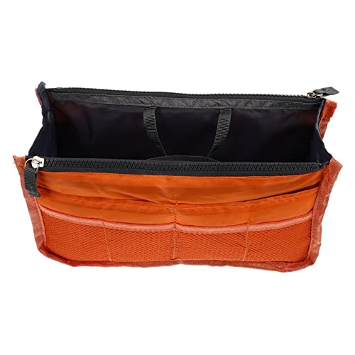 DRESSOOS 1Stück Multi Schicht Reisetasche Kosmetiktasche Make Up Organizer für Damen Orange Faltbar mit Reißverschluss Vielseitiges Taschenfutter für Reisen DRESSOOS 1Stück Multi Schicht Reisetasche Kosmetiktasche Make Up Organizer für Damen Orange Faltbar mit Reißverschluss Vielseitiges Taschenfutter für Reisen von DRESSOOS