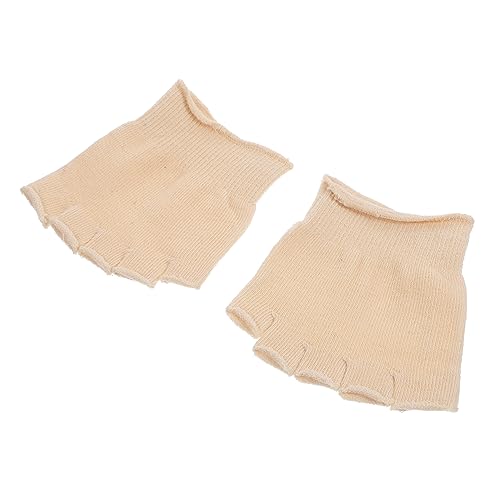 DRESSOOS 1paar Invisible Halbsocken Für Damen Rutschfeste Fünf-zehensocken Aus Atmungsaktiver Für Sandalen Und High Heels Hautfarben Komfortabel Und Langlebig von DRESSOOS