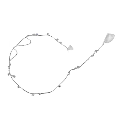 DRESSOOS 1stück Wellenförmiges Haarband Mit Strass Vielseitig Als Haar Oder Halsdekoration Für Hochzeiten Partys Und Besondere Anlässe Accessoire Für Damen Und Mädchen von DRESSOOS