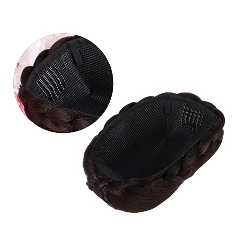 DRESSOOS Haarknoten Chignon Chignon-dutt Perücke Kunstfaser Haar-accessoires Für Mädchen Für Die Hochzeit Den Alltag von DRESSOOS