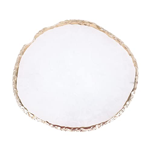 DRESSOOS 1stk Runde Palette Nagel Stempel Nägel Nageltisch Für Nageltechnik Halter Für Nagelgel Nagel Pailletten Diy-nagel Nagelschmuck Für Nagelkunst Nagellackhalter Maniküre-kit Weiß Harz von DRESSOOS