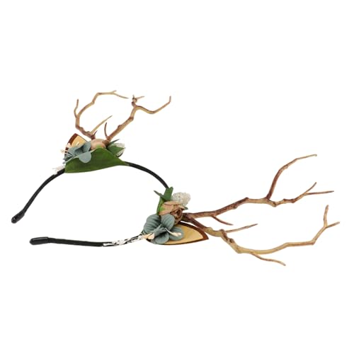 DRESSOOS 1stück Weihnachts Haarband Mit Antler-design Dekorativer Haarschmuck Für Festlichkeiten Kopfbedeckung Für Karneval Und Partys Leicht Und Komfortabel Zu Tragen von DRESSOOS