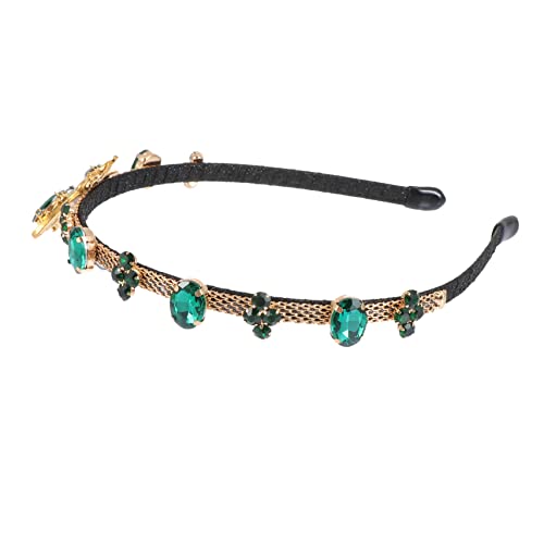DRESSOOS 1stk Strass-stirnband Funkelnde Stirnbänder Für Frauen Modische Stirnbänder Haarschmuck Für Die Hochzeit Grüne Outfits Make-up-juwelen Haarreifen Aus Strass Green Strasssteine DRESSOOS 1stk Strass-stirnband Funkelnde Stirnbänder Für Frauen Modische Stirnbänder Haarschmuck Für Die Hochzeit Grüne Outfits Make-up-juwelen Haarreifen Aus Strass Green Strasssteine von DRESSOOS