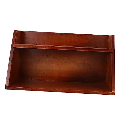 DRESSOOS 1stück Multifunktionaler Holz-schreibtisch Organizer Mit Vintage Make-up Halterung Für Büro Schlafzimmer Und Badezimmer Praktischer Aufbewahrungsständer Für Kosmetik Und von DRESSOOS