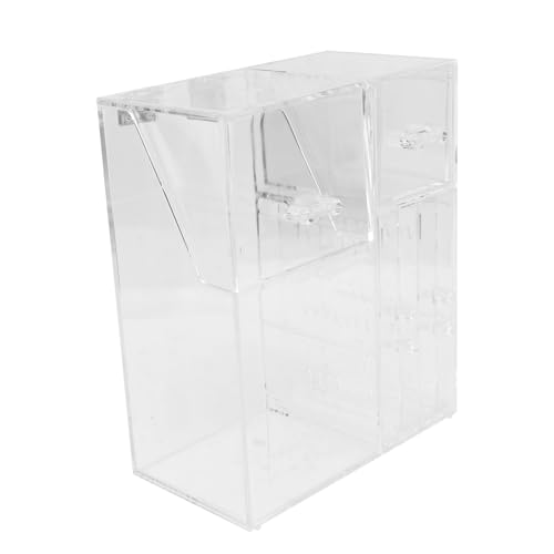 DRESSOOS 1stück Transparente Kosmetik Aufbewahrungsbox Praktischer Organizer Für Make-up Pinsel Und Zubehör Leicht Und Platzsparend Für Schminktische Und von DRESSOOS